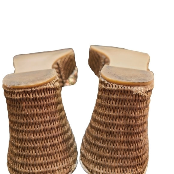 Mudd Y2K Emma Floral Chunky Wedge Sandals, Size 8.5 - Picture 9 of 11